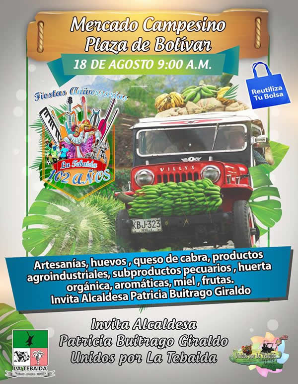 Fiestas de La Tebaida Mercado Campesino 2018