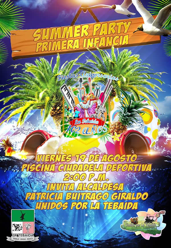 Fiestas de La Tebaida Summer Party Primera Infancia